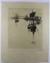 JOSEPH PENNELL Group of 4 etchings.